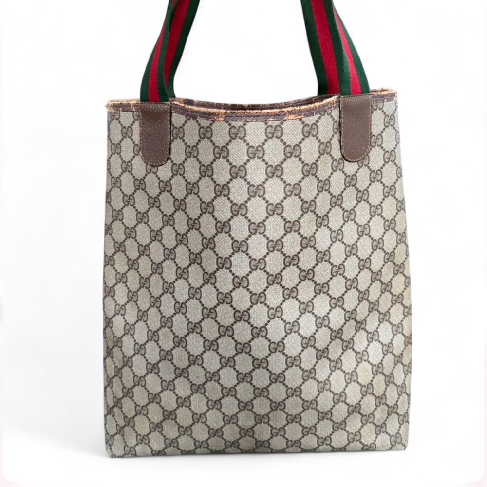 Gucci GG Supreme Sherry Line Monogram Tote - Picture 10 of 16